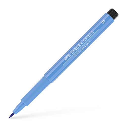 Marker Pitt Artist Pen Brush Vârf Pensulă Faber-Castell Albastru Cer