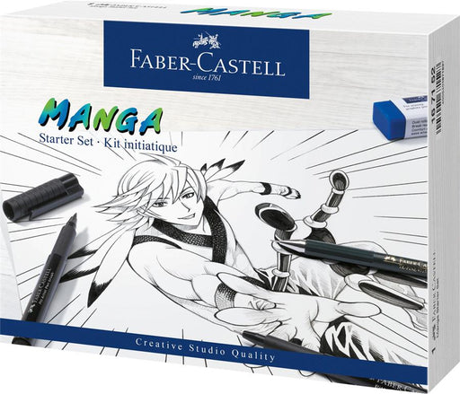 Set Manga Starter Pitt Artist Pen pentru Începători Faber-Castell