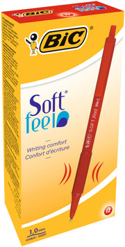 Pix cu Mecanism Soft Feel 1,0 mm Roșu BIC