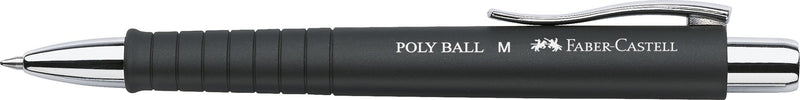Pix cu Mecanism și Grip Poly Ball M Negru Faber-Castell