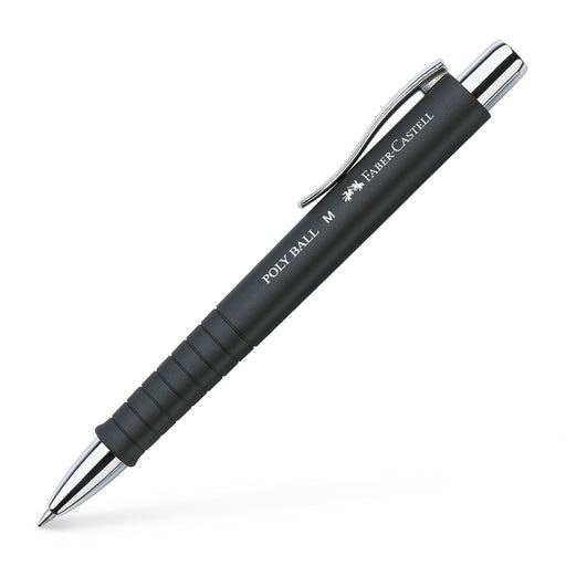 Pix cu Mecanism și Grip Poly Ball M Negru Faber-Castell
