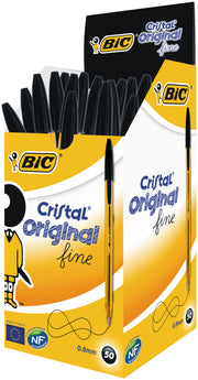 Pix de Unică Folosință Cristal Fine 0,8 mm Negru BIC