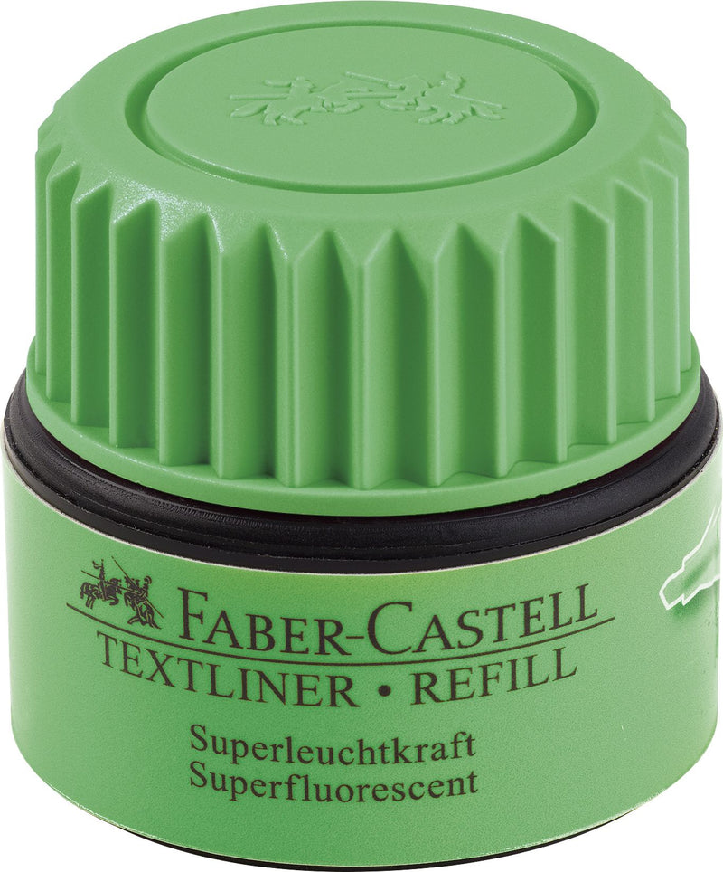 Refill Textmarker 1549 Verde 25 ml Faber-Castell