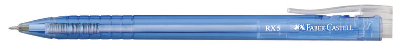 Roller Semi-Gel cu Mecanism RX5 0,5 mm Albastru Faber-Castell