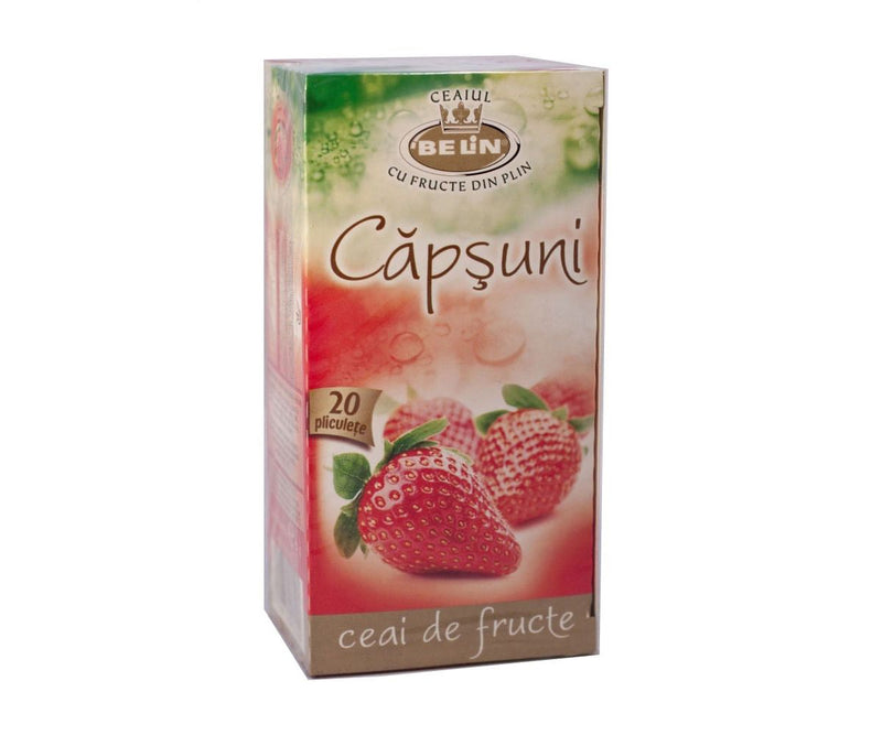 Ceai Căpșuni 40g 20 Plicuri Belin