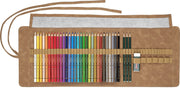 Rollup 30 Creioane Colorate Polychromos + 3 Castell 9000 Faber-Castell