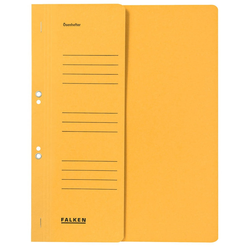 Dosar Carton Capse 1/2 Galben Falken/ Exacompta pentru organizarea și arhivarea documentelor