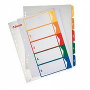 Separatoare Index Plastic 1-5 Imprimabil Esselte - imagine produs
