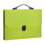 Mapă A4 Plastic cu Mâner 13 Compartimente Culori Neon Deli