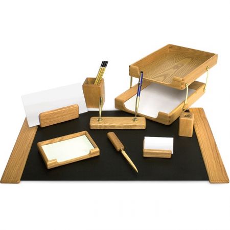 Set de birou din lemn 10 piese Forpus