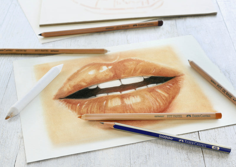 Set Desen pentru Schițe cu Creion Grafit Goldfaber și Pitt - Faber-Castell