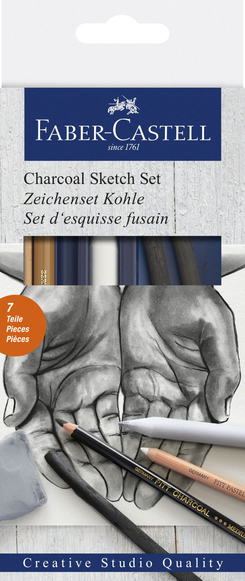 Set Desen Cărbune 7 Piese Faber-Castell