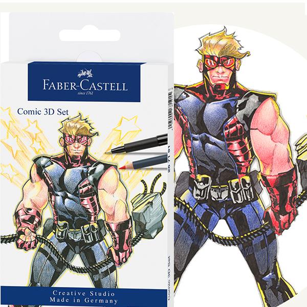 Set Pitt Artist Pen Comic 11 Piese Faber-Castell
