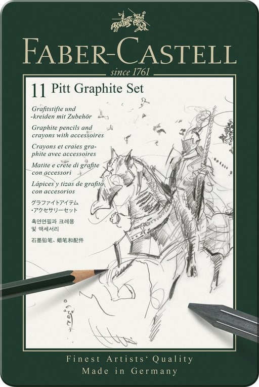Set Pitt Monochrome Grafit 11 buc Faber-Castell