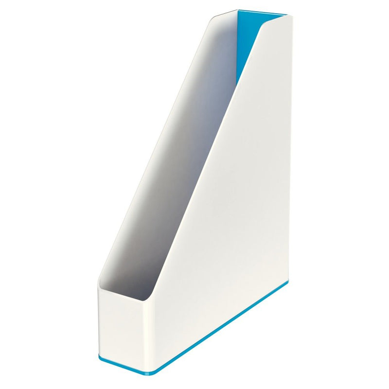 Suport Documente Plastic Albastru Metalizat/Alb WOW - LEITZ
