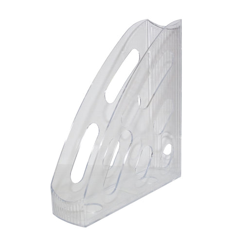 Suport Documente Vertical din Plastic Fumuriu Economic Flaro