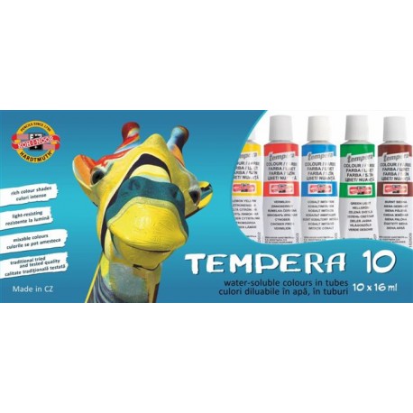 Tempera Set 10 Culori 16 ml Koh-i-Noor