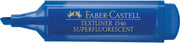 Textmarker Superfluorescent 1546 Albastru Faber-Castell
