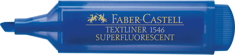 Textmarker Superfluorescent 1546 Albastru Faber-Castell