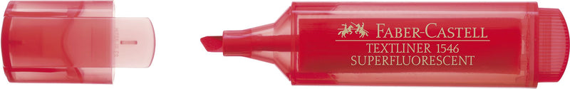 Textmarker Superfluorescent 1546 Roșu Faber-Castell