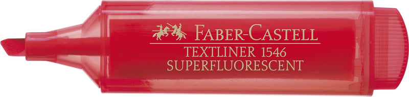 Textmarker Superfluorescent 1546 Roșu Faber-Castell
