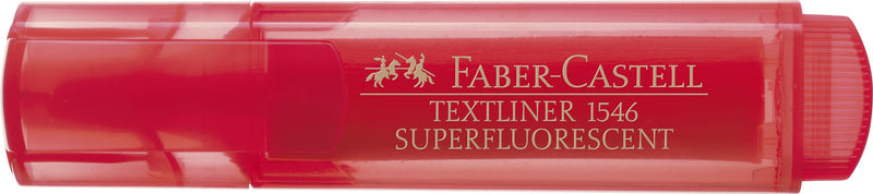 Textmarker Superfluorescent 1546 Roșu Faber-Castell