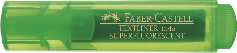 Textmarker Superfluorescent 1546 Verde Faber-Castell