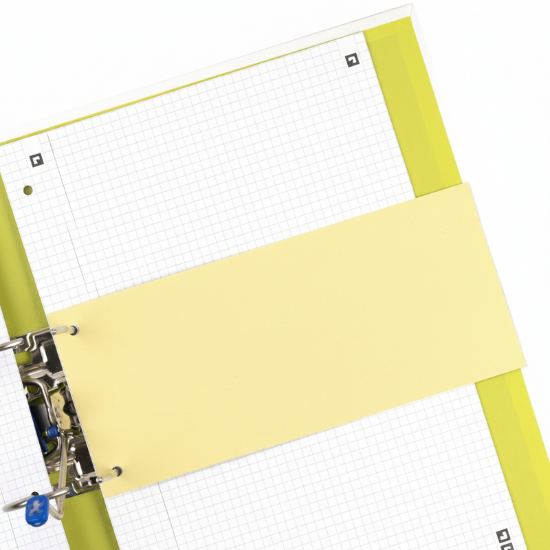 Separatoare carton galbene 160g Ecada 105 x 240 mm