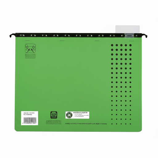 Dosar Suspendat cu Șină Ultimate A4 200F 240g/mp Blue Angel Verde marca Elba