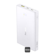 Baterie Externă PicoGo 10000mAh 20W Cablu USB-C Alb Baseus