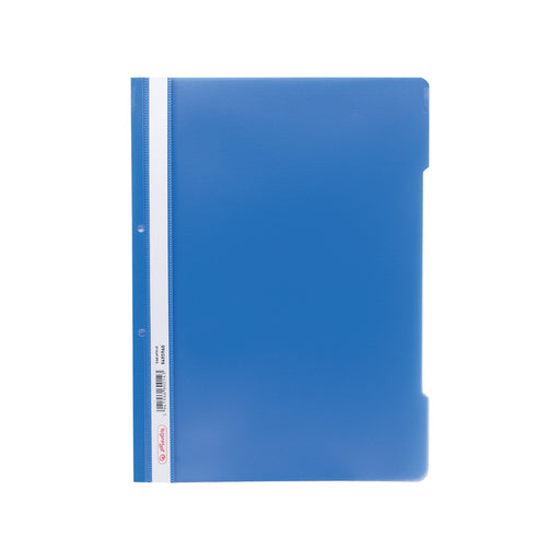Dosar plastic cu șină alb Herlitz format A4