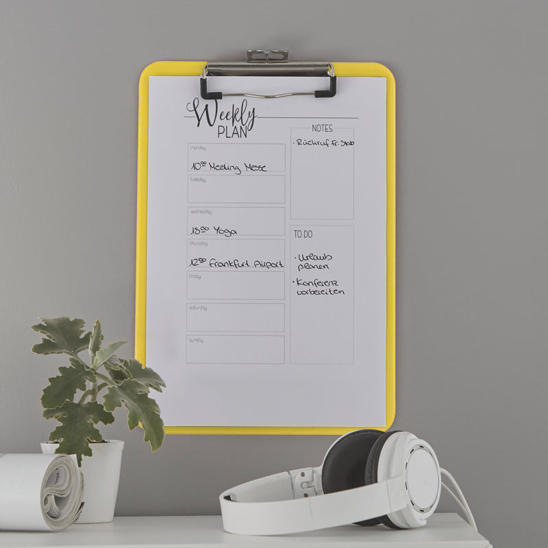 Clipboard Simplu Galben WOW - Leitz
