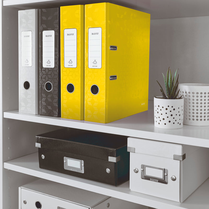 Biblioraft Plastifiat 8 cm 180° Galben WOW - Leitz