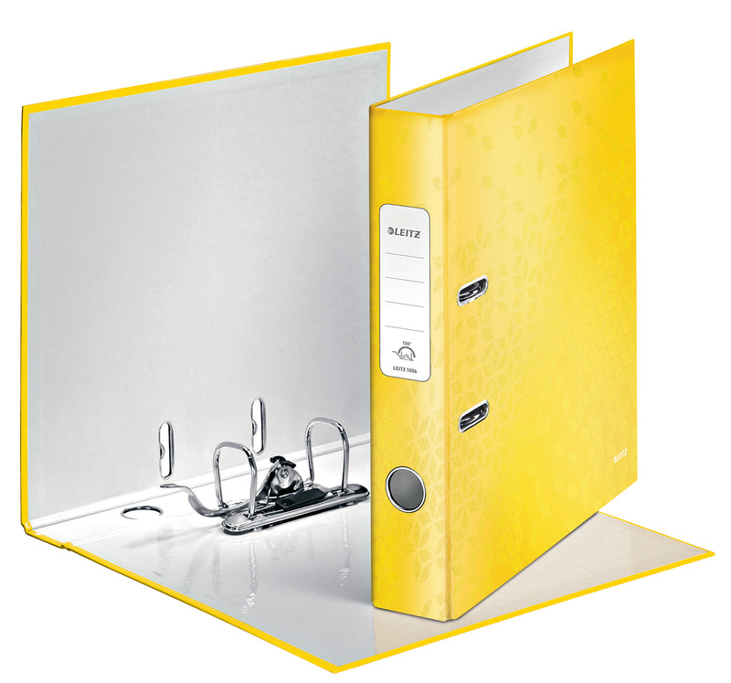 Biblioraft Plastifiat 5.2 cm 180° Galben WOW - Leitz
