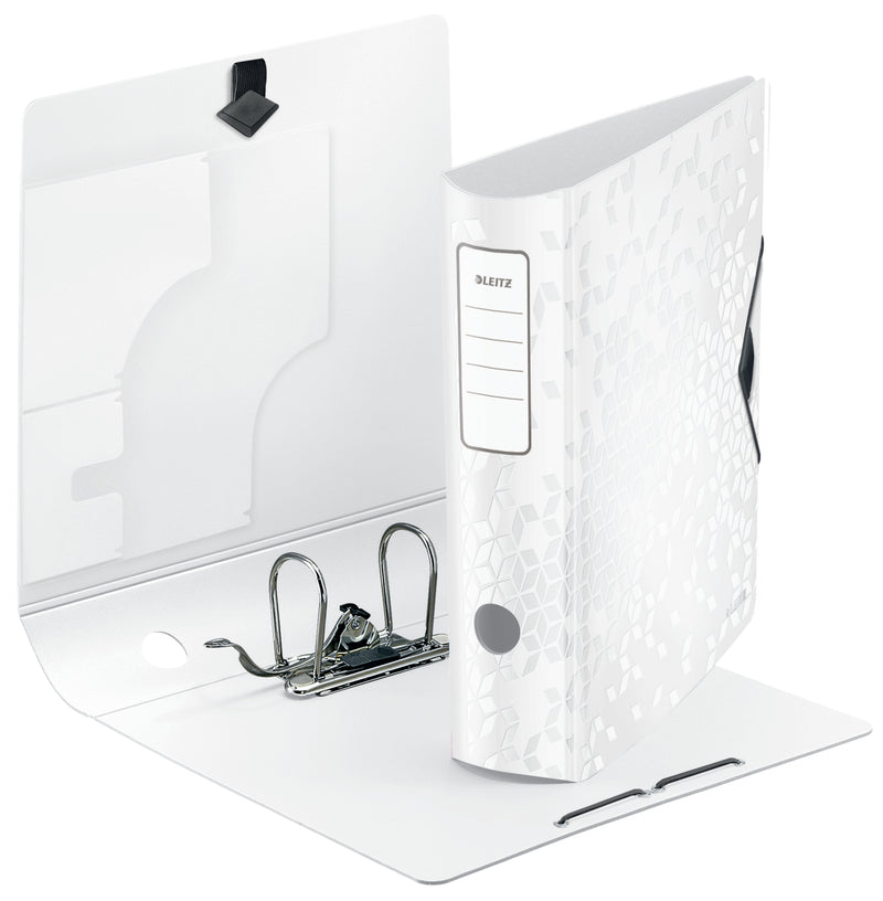 Biblioraft Plastifiat 8.2 cm 180° Alb Active WOW - Leitz