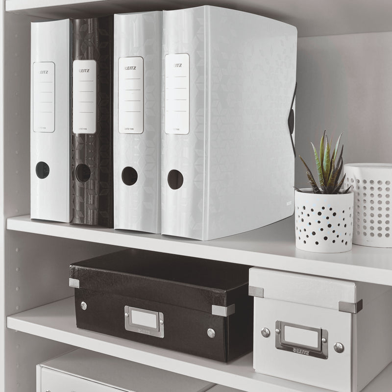 Biblioraft Plastifiat 8.2 cm 180° Alb Active WOW - Leitz