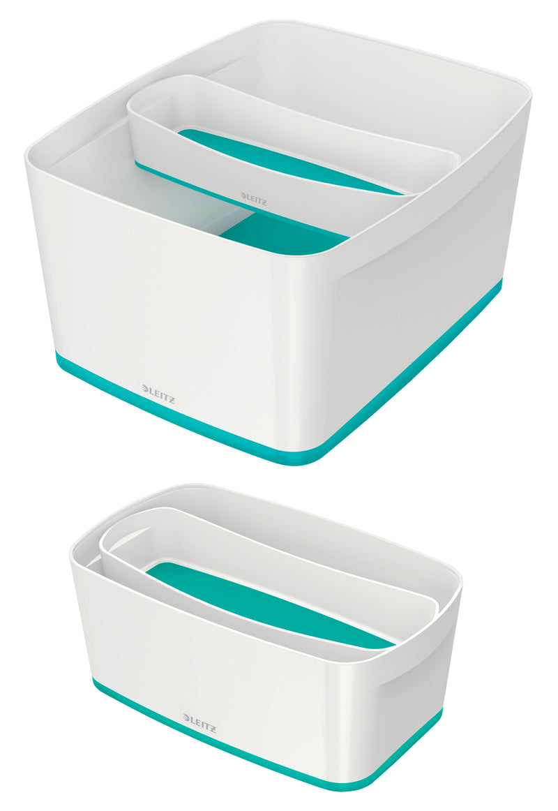 Tavita Organizer Lunga Alb/Turcoaz Mybox Leitz