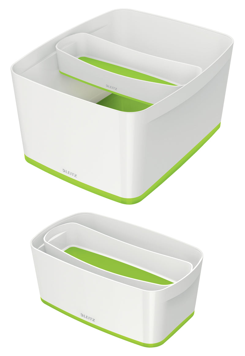 Tavita Organizer Lunga Alb/Verde Mybox Leitz