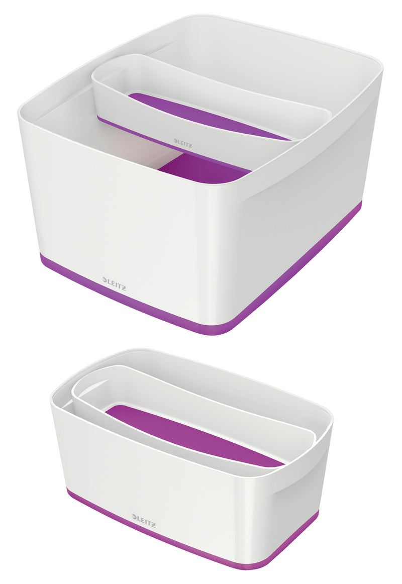 Tavita Organizer Lunga Alb/Mov Mybox Leitz