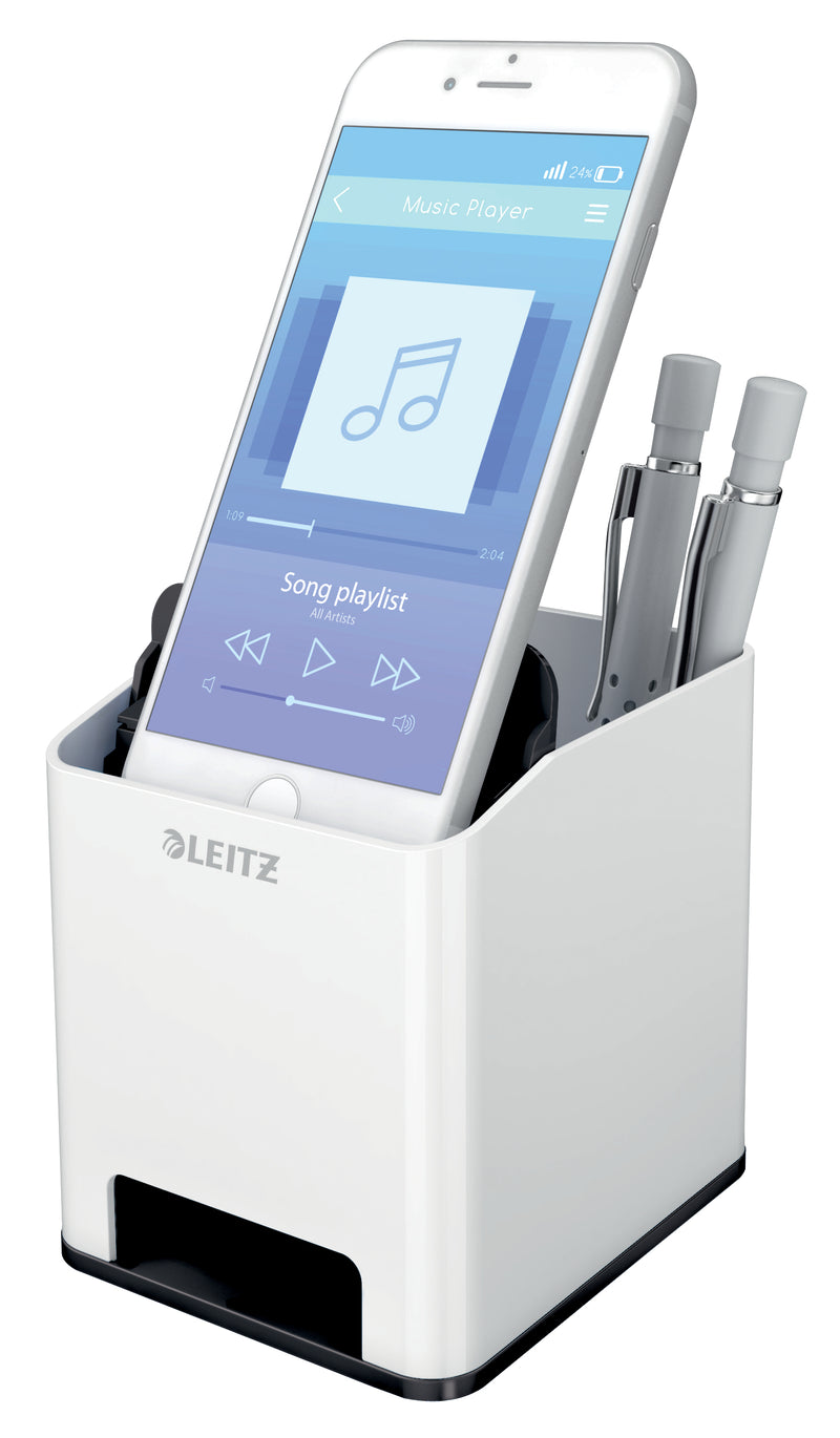 Suport Instrumente de Scris Amplif Sunet Negru/alb, Leitz