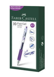 Pix cu Gel Fast Gel 0,7 mm Violet Faber-Castell