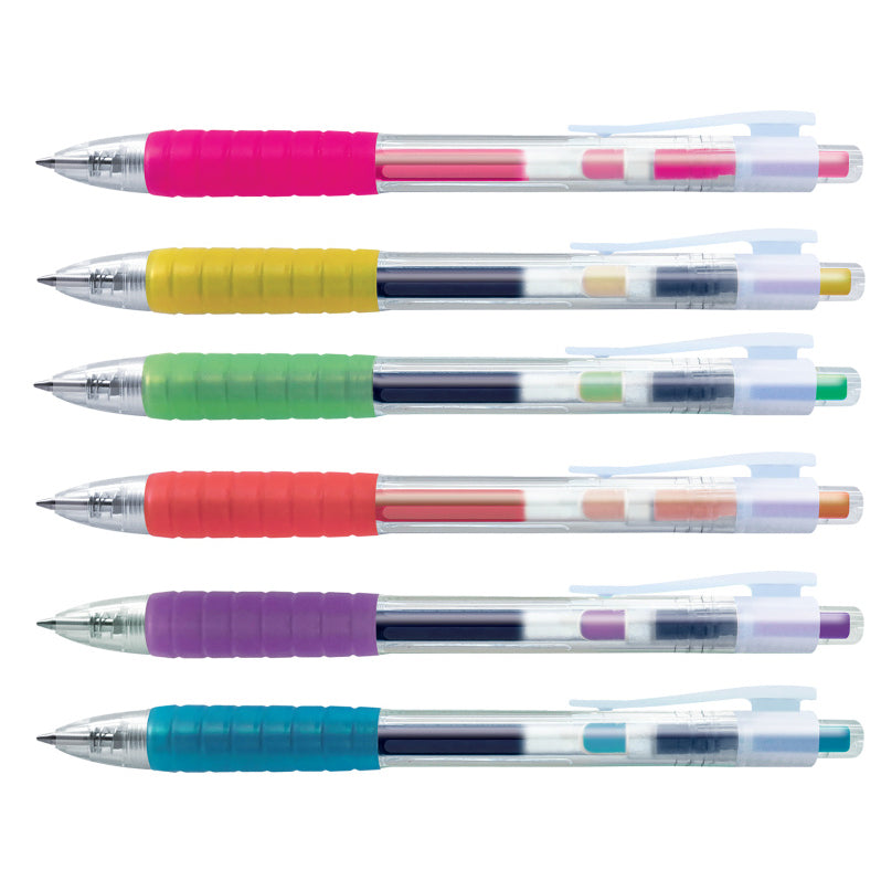 Pix cu Gel Fast Gel 0,7 mm 6 Culori Faber-Castell