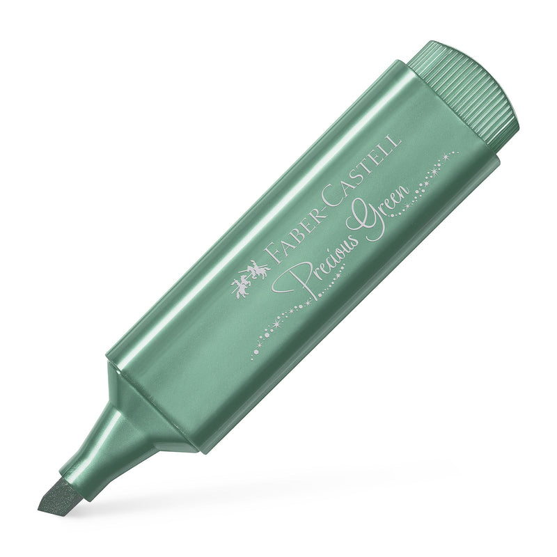 Textmarker Metalizat 1546 Verde Faber-Castell