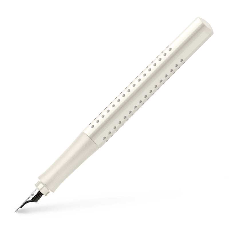 Stilou Grip 2010 Peniță M Faber-Castell Alb Cocos