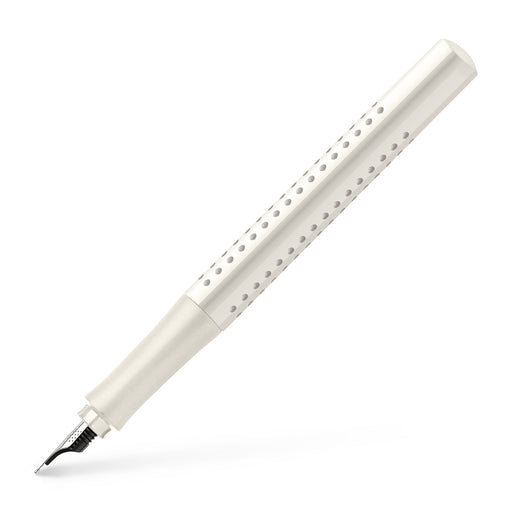 Stilou Grip 2010 Peniță M Faber-Castell Alb Cocos