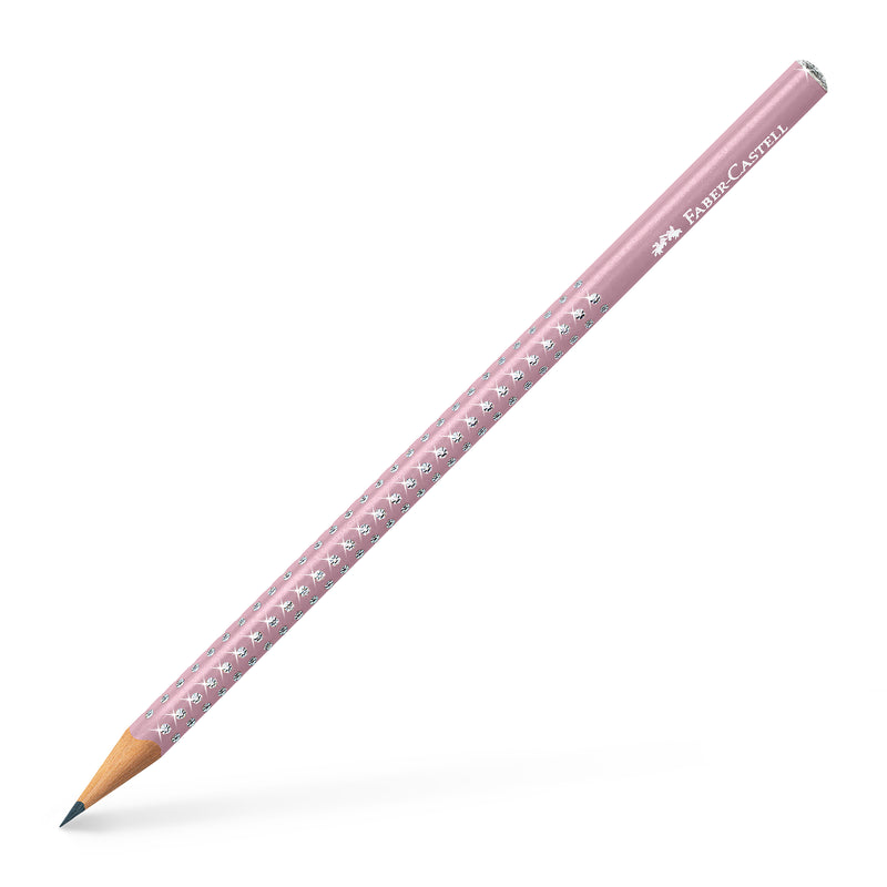 Creion Grafit B Sparkle Faber-Castell Rose
