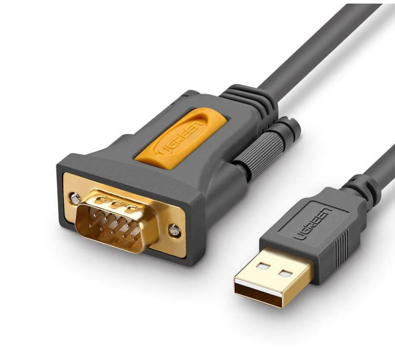 Cablu adaptor USB la serial RS232 DB9 Ugreen CR104 1.5m negru