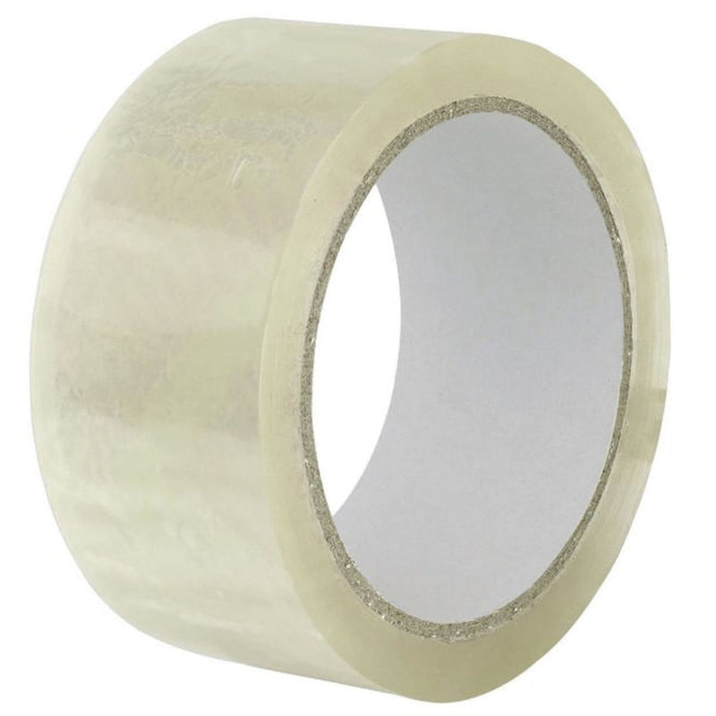 Banda adeziva Low Noise Acrilic, 48mm x 60m, Papyrus - Transparent - imagine produs
