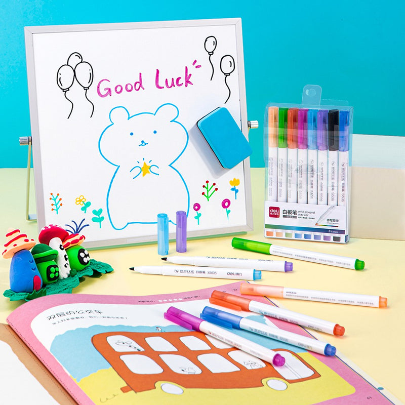 Set 12 Markere Whiteboard Slim Deli