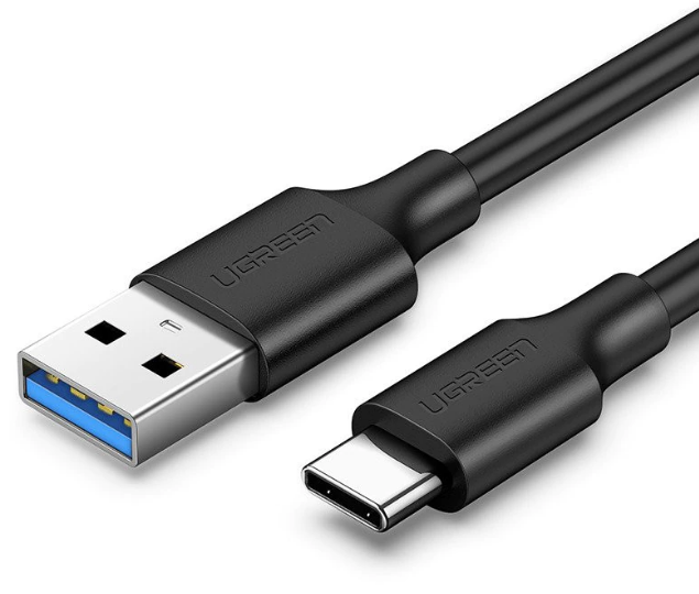 Cablu USB la USB-C Ugreen US184 5V/3A 1m negru